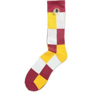 Washington Redskins For Bare Feet Color Block Crew Sock