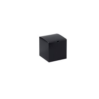 Black Gloss Gift Boxes   6X6x6   Black