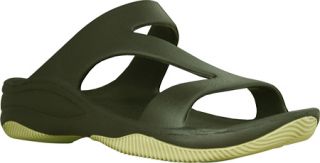 Womens Dawgs Z Sandal/Rubber Sole   Olive Green/Sage Casual Shoes