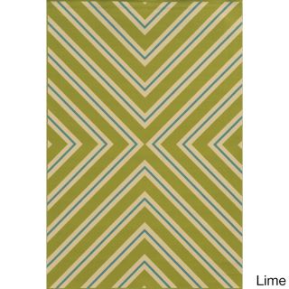 Indoor/ Outdoor Geometric Polypropylene Rug (710 X 1010)