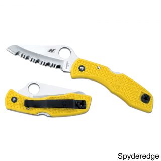 Spyderco Dragonfly2 Yellow Frn Knife (yellowBlade materials VG 10Handle materials FRNBlade length 2.25 inchesHandle length 3.313 inchesWeight 1.2 ouncesHollow ground for high cutting performanceDimensions 5.5 inches x 1.0 inches x 0.5 inchesBefore p