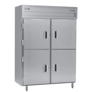 Delfield Pass Thru Refrigerator L Freezer R w/ Solid Half Door, 49.92 cu ft, Export