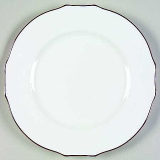 Richard Ginori Bordo Platino Salad Plate, Fine China Dinnerware   Duchessa, Bone