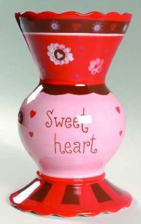 Valentines Day 9 Vase, Fine China Dinnerware   Holiday Collection,Valentine Sce