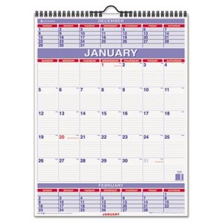 At a Glance Recycled Three Month Wall Calendar