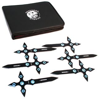Defender Set Of 6 Throwing Knives (Black Blade materials Stainless steel Handle materials Stainless steel Blade length 4 inches Handle length 3 inches Weight 2 lbs Dimensions 10 inches long x 7 inches wide x 4 inches deepBefore purchasing this produ