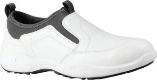 Mens Propet Wash & Wear Pro Slip On   White Multi Sport