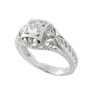 Pave Style Round Cut Ring   5.0