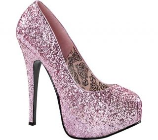 Womens Bordello Teeze 06G   Baby Pink Glitter High Heels
