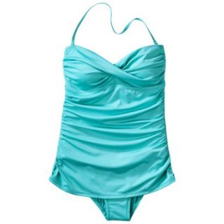 Clean Water Womens Swim Dress  Aqua M