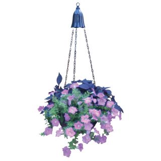 Metal 1 light Hanging Planter Light