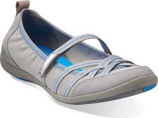 Womens Clarks Illite Jane   Grey Synthetic Flats