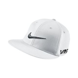 Nike Flat Bill Tour Fitted Golf Hat   White