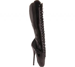 Womens Devious Ballet 2020   Black Patent/Zipper Boots