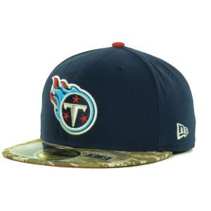 Tennessee Titans New Era NFL 2013 Youth Salute to Service Onfield 59FIFTY Cap