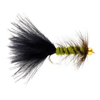 Bead Head Woolly Bugger Streamer, Black, 8