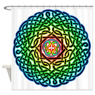  Rainbow Celtic Knot Shower Curtain  Use code FREECART at Checkout