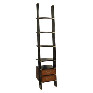 Authentic Models 96 in. Wooden Library Ladder Brown   MF068