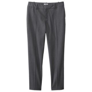 Merona Womens Twill Ankle Pant   (Classic Fit)   Heather Gray   2