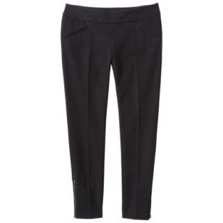 Mossimo Womens Side Zip Ankle Pant   Black 4
