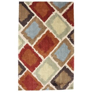 American Rug Craftsmen Shaggy Vibes Abercorn Coco Butter Rug (10x14)