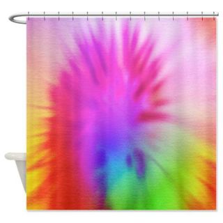  Rainbow Tie Dye Shower Curtain  Use code FREECART at Checkout
