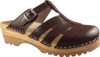 Womens Troentorp Bastad Clogs Mary Jane   Cola Brown Casual Shoes