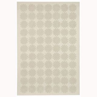 Martha Stewart Astronomy Comet Cotton Rug (56 X 86) (IvoryPattern GeometricMeasures 0.375 inch thickTip We recommend the use of a non skid pad to keep the rug in place on smooth surfaces.All rug sizes are approximate. Due to the difference of monitor co