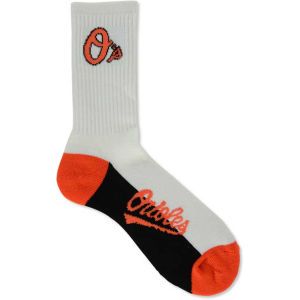 Baltimore Orioles For Bare Feet Crew White 506 Sock
