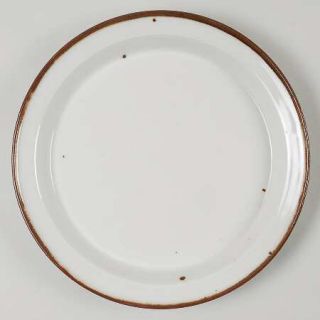 Dansk Brown Mist Dinner Plate, Fine China Dinnerware   Brown Specks, Cream Body,
