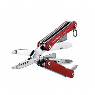 Leatherman 831198 Squirt ES4 Keychain MultiTool 13 Tools Red
