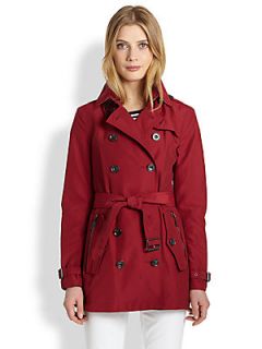 Burberry Brit Brookesby Trench Jacket   Alizarin Crimson