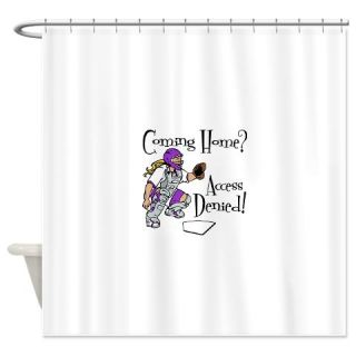  purple Access Denied Shower Curtain  Use code FREECART at Checkout