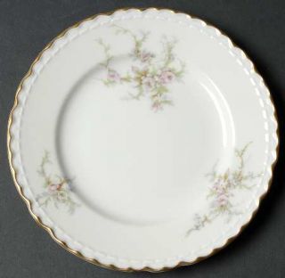 Embassy (American) Sandra Bread & Butter Plate, Fine China Dinnerware   Pink & L