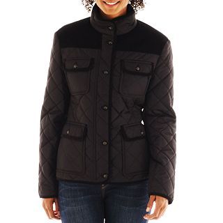 Collezione Quilted Jacket, Black, Womens