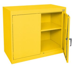 Sandusky Desk Height Cabinet EA11361830 Finish Yellow