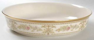Lenox China Castle Garden Coupe Soup Bowl, Fine China Dinnerware   Pink,Yellow,B