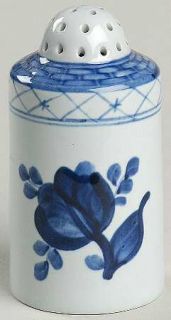 Royal Copenhagen Tranquebar Blue Salt Shaker, Fine China Dinnerware   Blue Rose