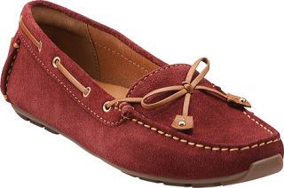 Womens Clarks Dunbar Cruiser   Cranberry Suede Casual Shoes
