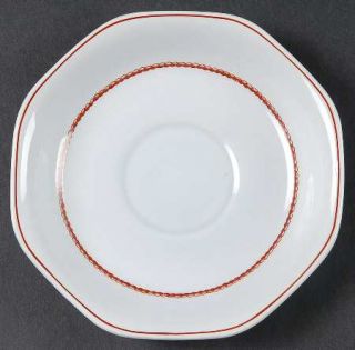 Wedgwood Flying Cloud Rust Saucer, Fine China Dinnerware   Rust Ship In Center,