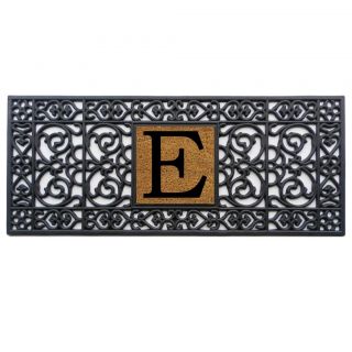 Rubber Monogrammed Doormat (17x41)