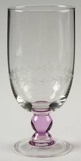 Portmeirion Options (Multicolored) Pink Iced Tea   Various Colors,Ball Stem,Laur