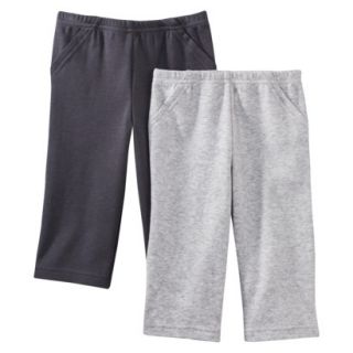 Just One YouMade by Carters Newborn Boys 2 Pack Pant   Grey/Black 6 M