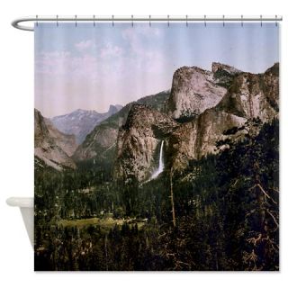  Vintage Yosemite Waterfall Shower Curtain  Use code FREECART at Checkout