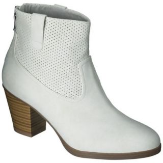 Womens Sam & Libby Jessa Perforated Ankle Boots   Ivory 7