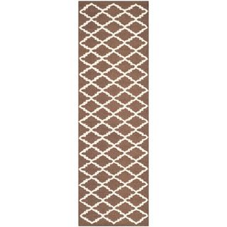 Safavieh Handmade Cambridge Moroccan Dark Brown Wool Rug With High/low Construction (26 X 8)