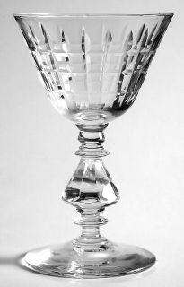 Bryce 896 7 Wine Glass   Stem #896,Cut Vertical/Horizontal
