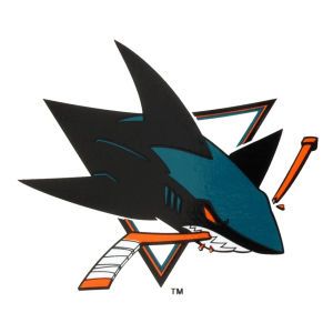 San Jose Sharks Rico Industries Static Cling Decal