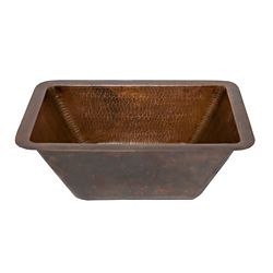 Rectangle Oil Rubbed Bronze Copper Undercounter Bar Sink (2 inches (Drain Sold Separately)Suggested Drain Model D 133ORB (not included)17 gauge copper99.7 percent pure recyceled copperLead freeModel number BRECDB2 )