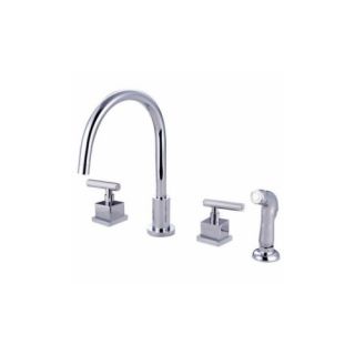 Elements of Design ES8721CQL Rio Widespread Kitchen Faucet with Matching Finish